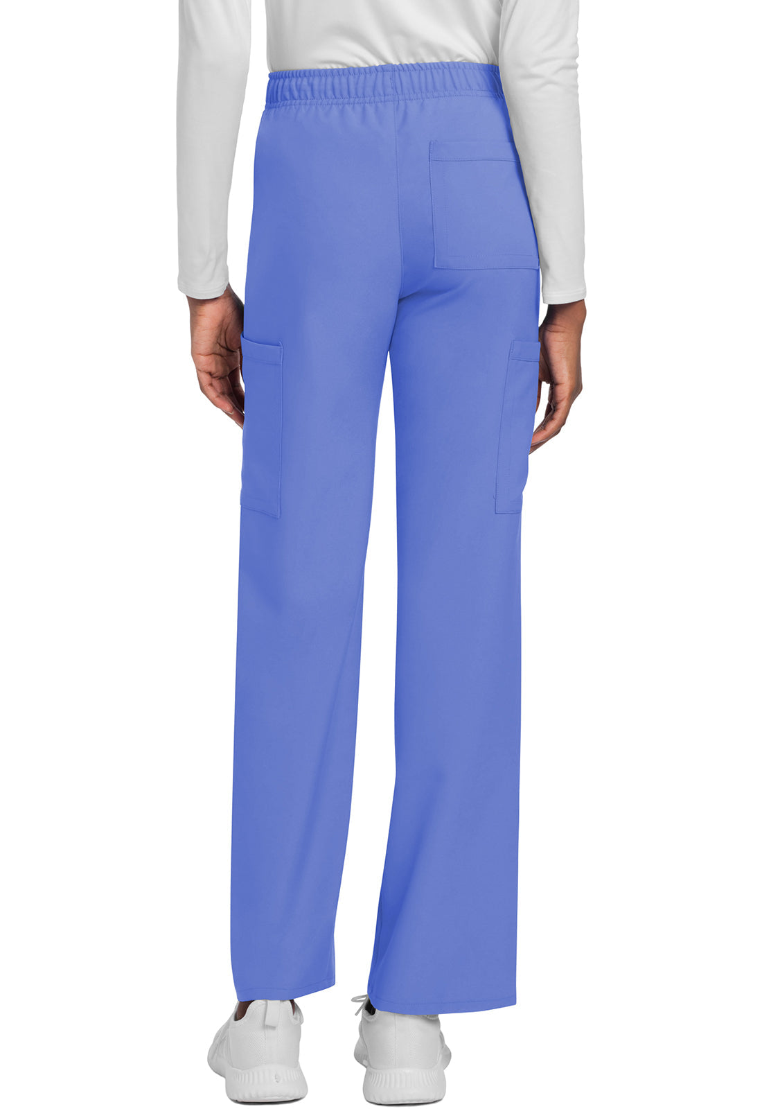 Unisex Unisex Mid Rise Drawstring Straight Pant - Ciel