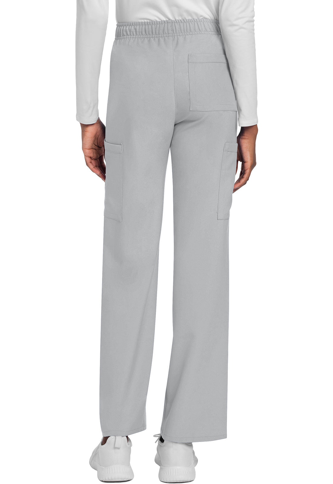 Unisex Unisex Mid Rise Drawstring Straight Pant - Grey