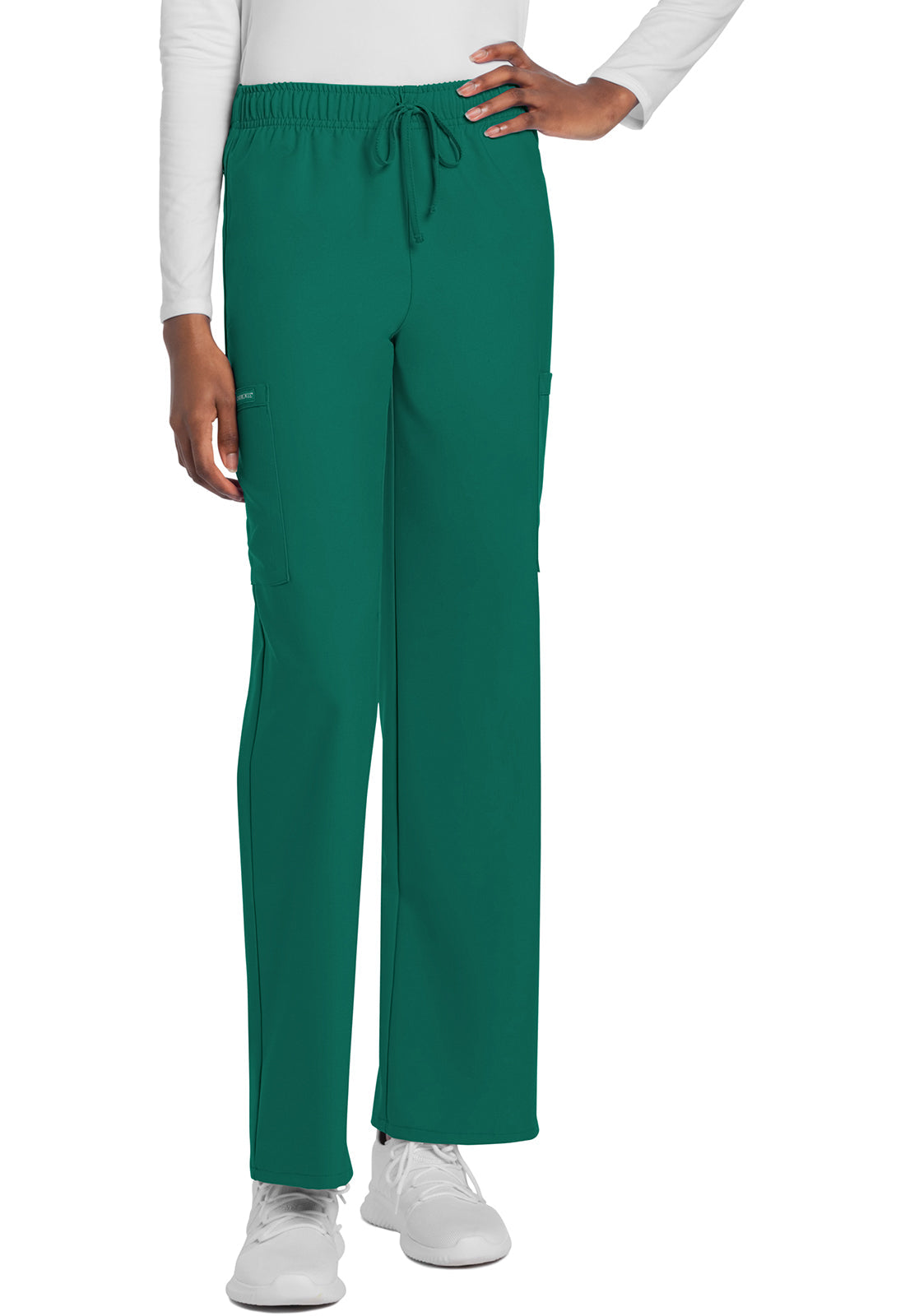 Unisex Unisex Mid Rise Drawstring Straight Pant - Hunter Green