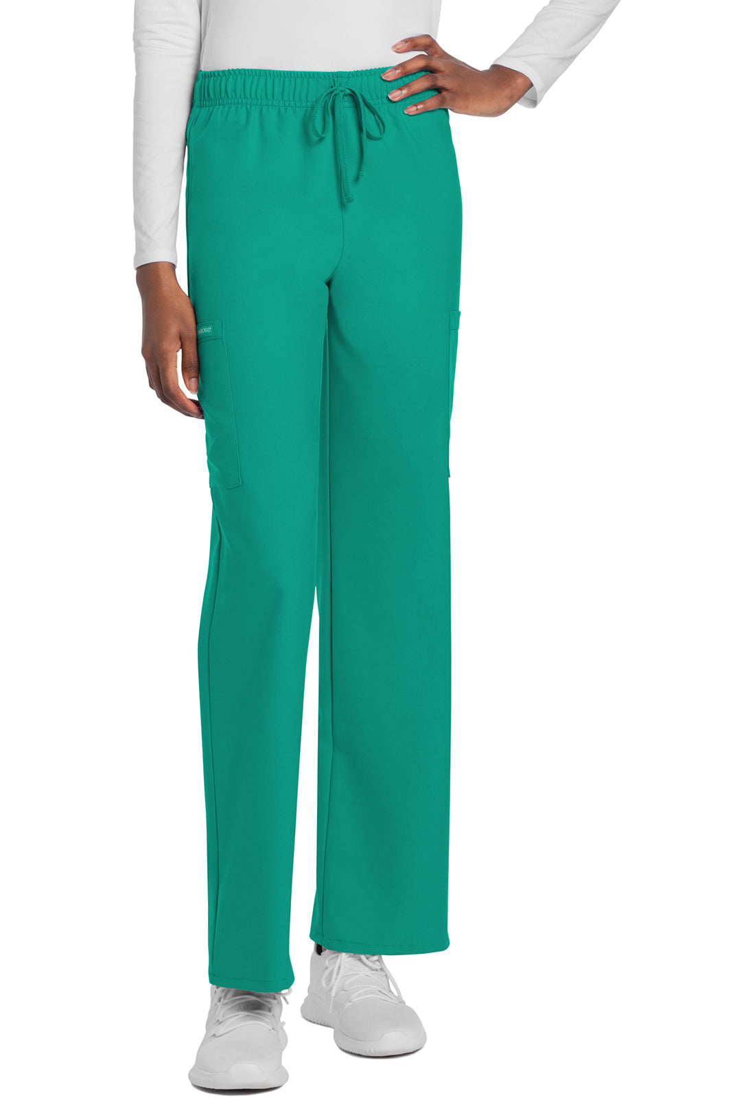 Unisex Unisex Mid Rise Drawstring Straight Pant - Teal Blue