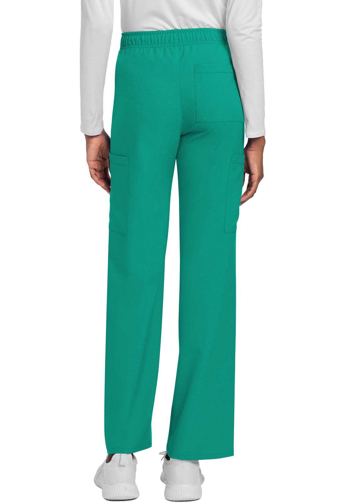 Unisex Unisex Mid Rise Drawstring Straight Pant - Teal Blue