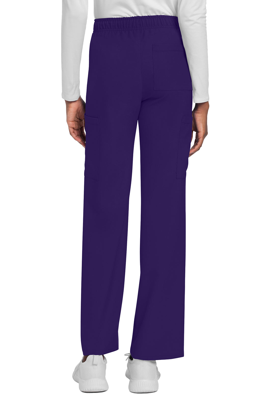 Unisex Unisex Mid Rise Drawstring Straight Pant - Grape