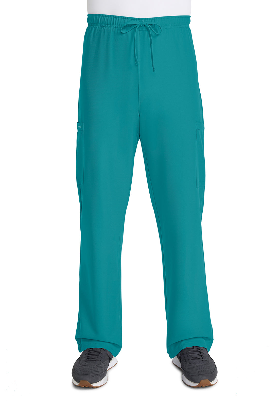 Unisex Unisex Mid Rise Drawstring Straight Pant - Teal Blue