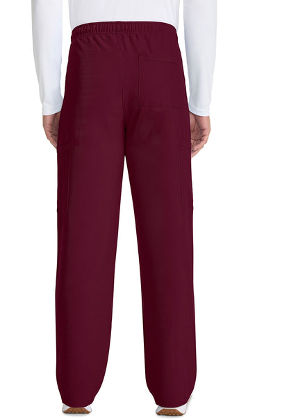 Unisex Unisex Mid Rise Drawstring Straight Pant - Wine
