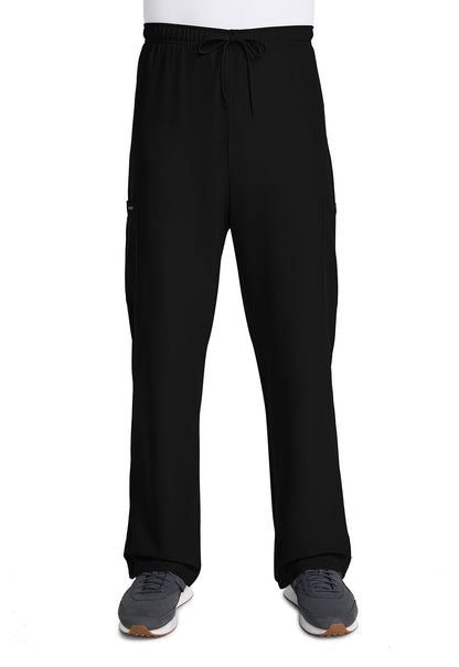 Unisex Unisex Mid Rise Drawstring Straight Pant - Black