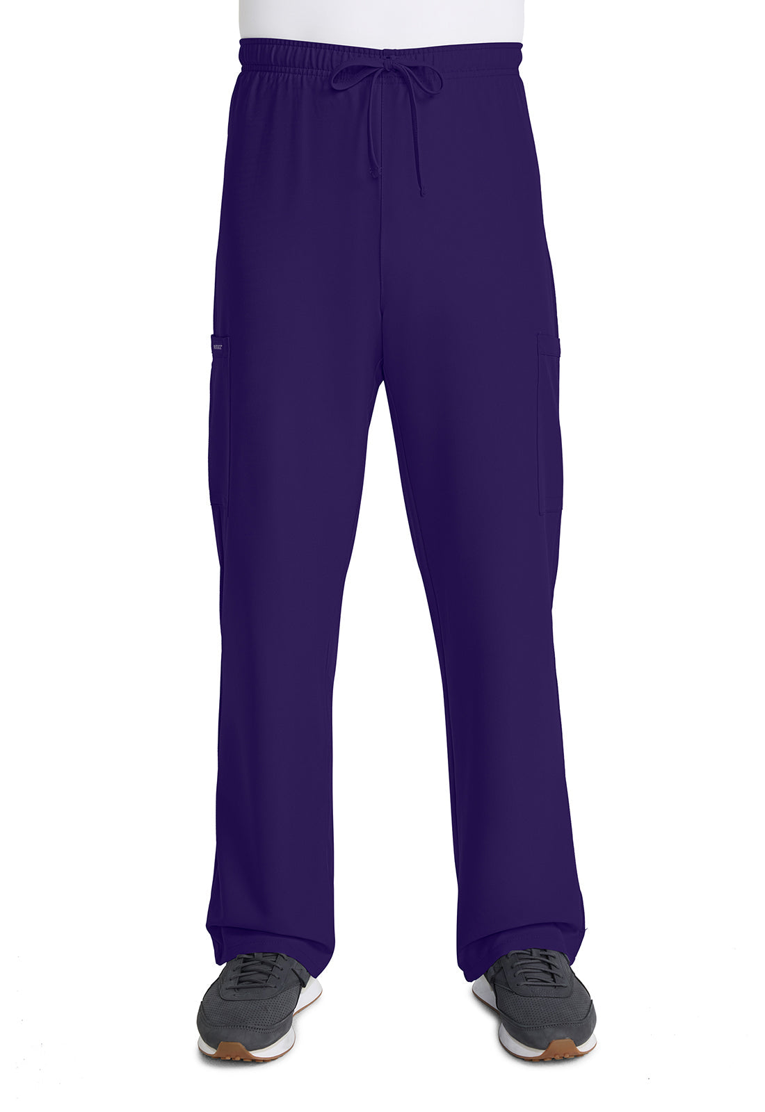 Unisex Unisex Mid Rise Drawstring Straight Pant - Grape