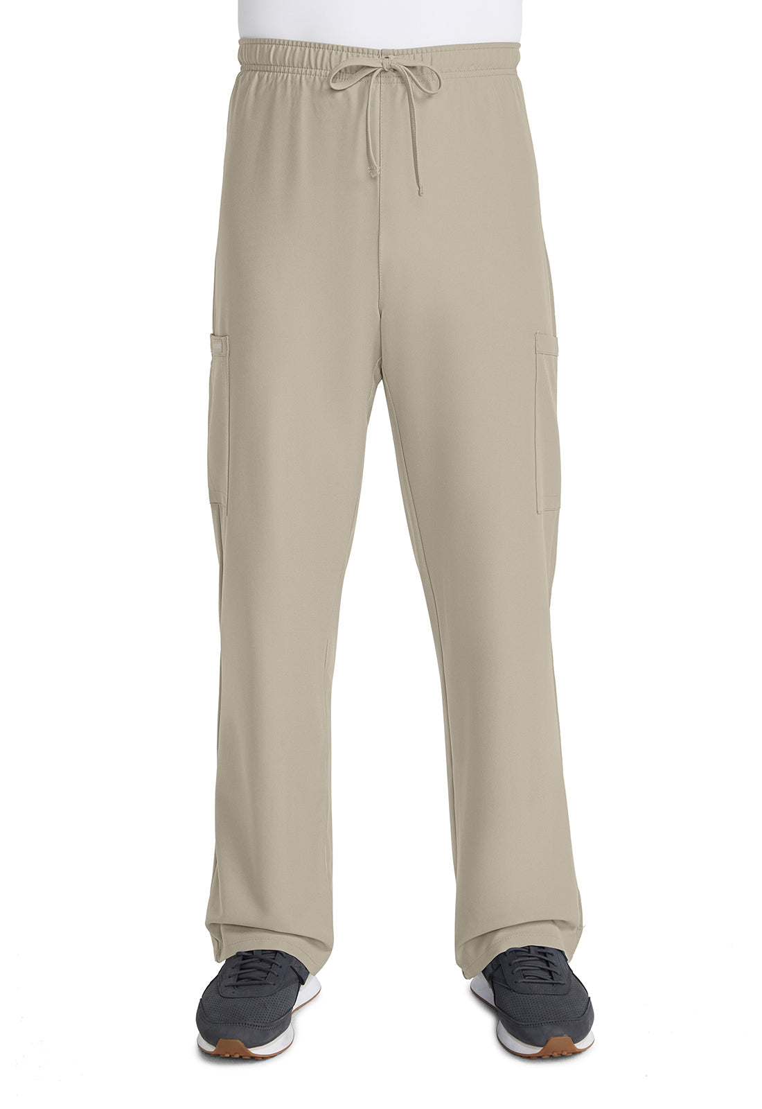 Unisex Unisex Mid Rise Drawstring Straight Pant - KHAKI