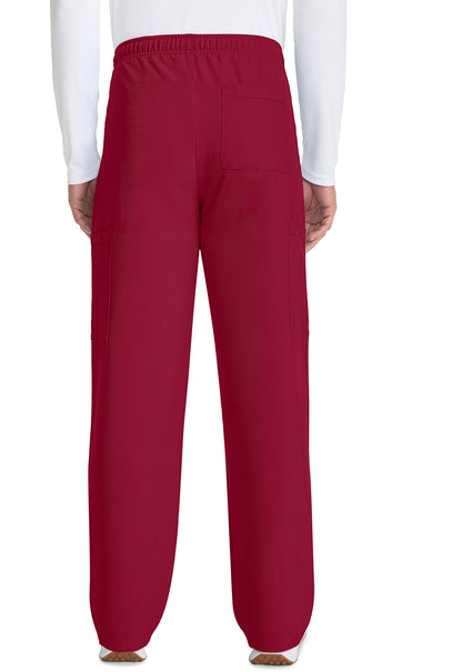 Unisex Unisex Mid Rise Drawstring Straight Pant - RED