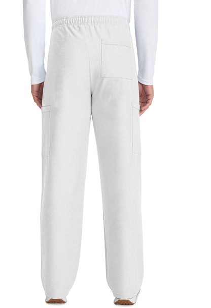 Unisex Unisex Mid Rise Drawstring Straight Pant - White