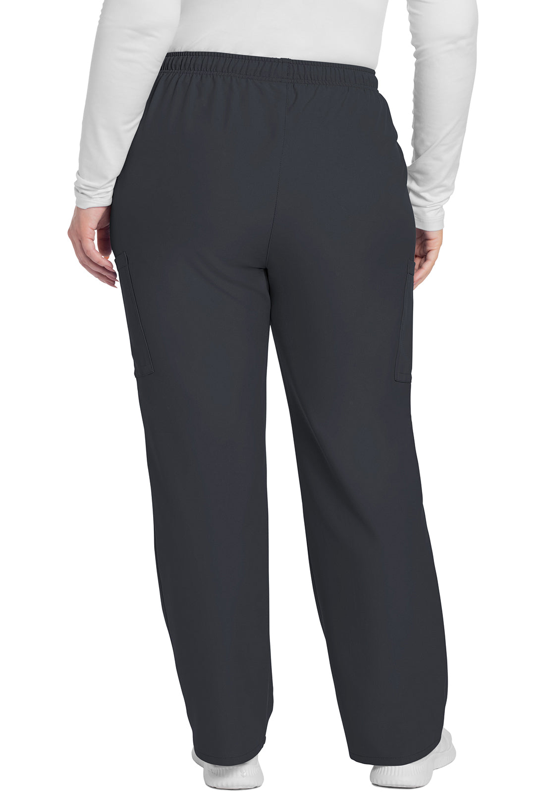 Women's Mid Rise Pull-on Slim Leg Cargo Pant - Pewter