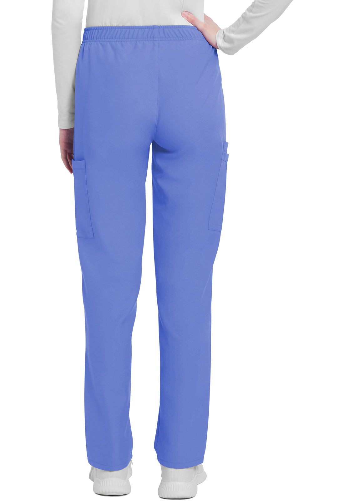 Women's Mid Rise Pull-on Slim Leg Cargo Pant - Ciel