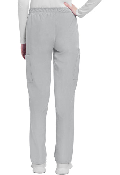 Women's Mid Rise Pull-on Slim Leg Cargo Pant - Grey