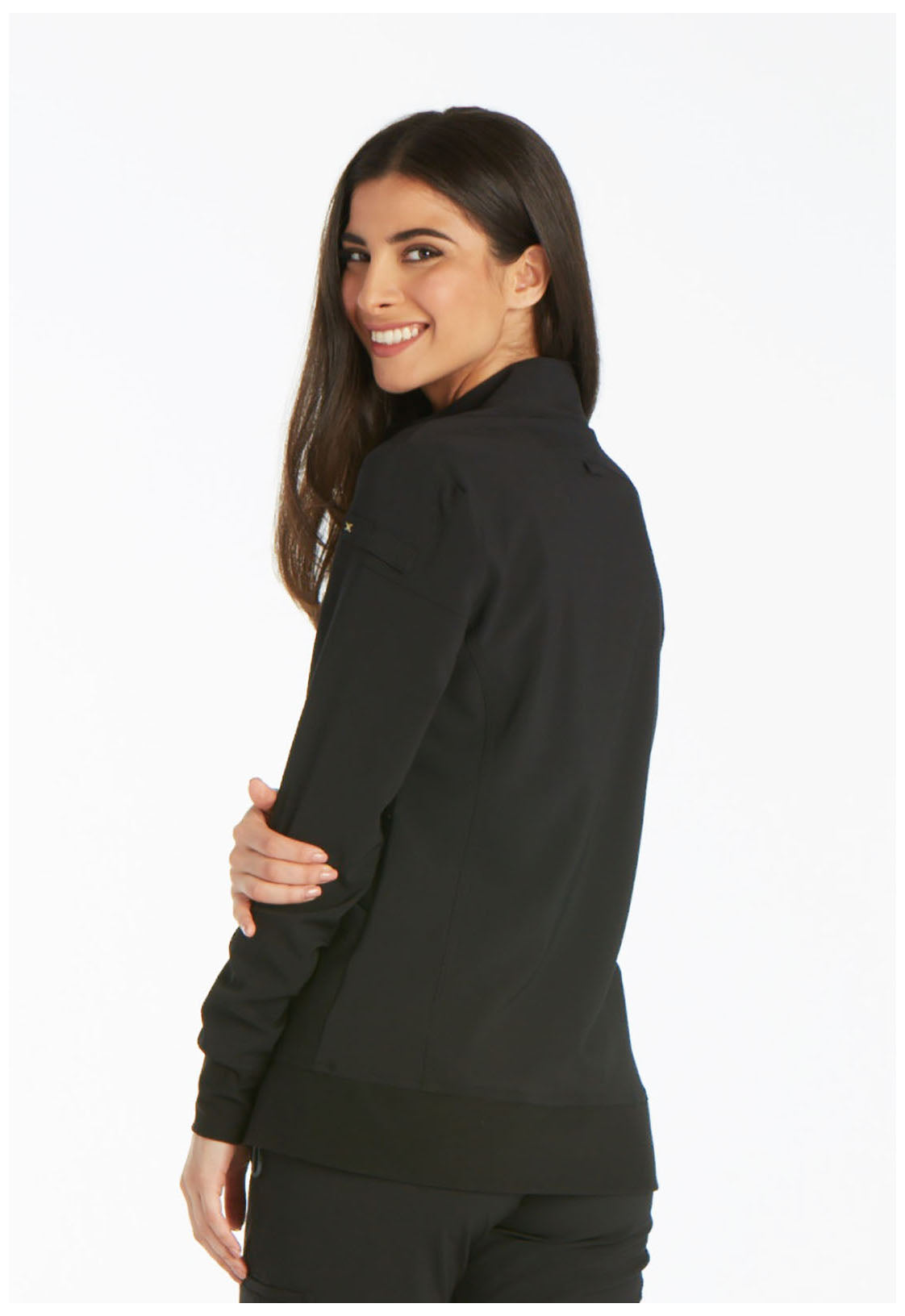 Women's Zip Front Jacket - Black