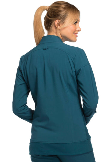 Women's Zip Front Jacket - Caribbean Blue
