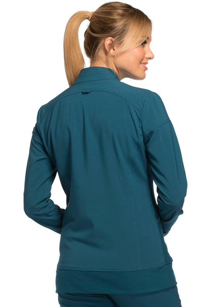 Women's Zip Front Jacket - Caribbean Blue