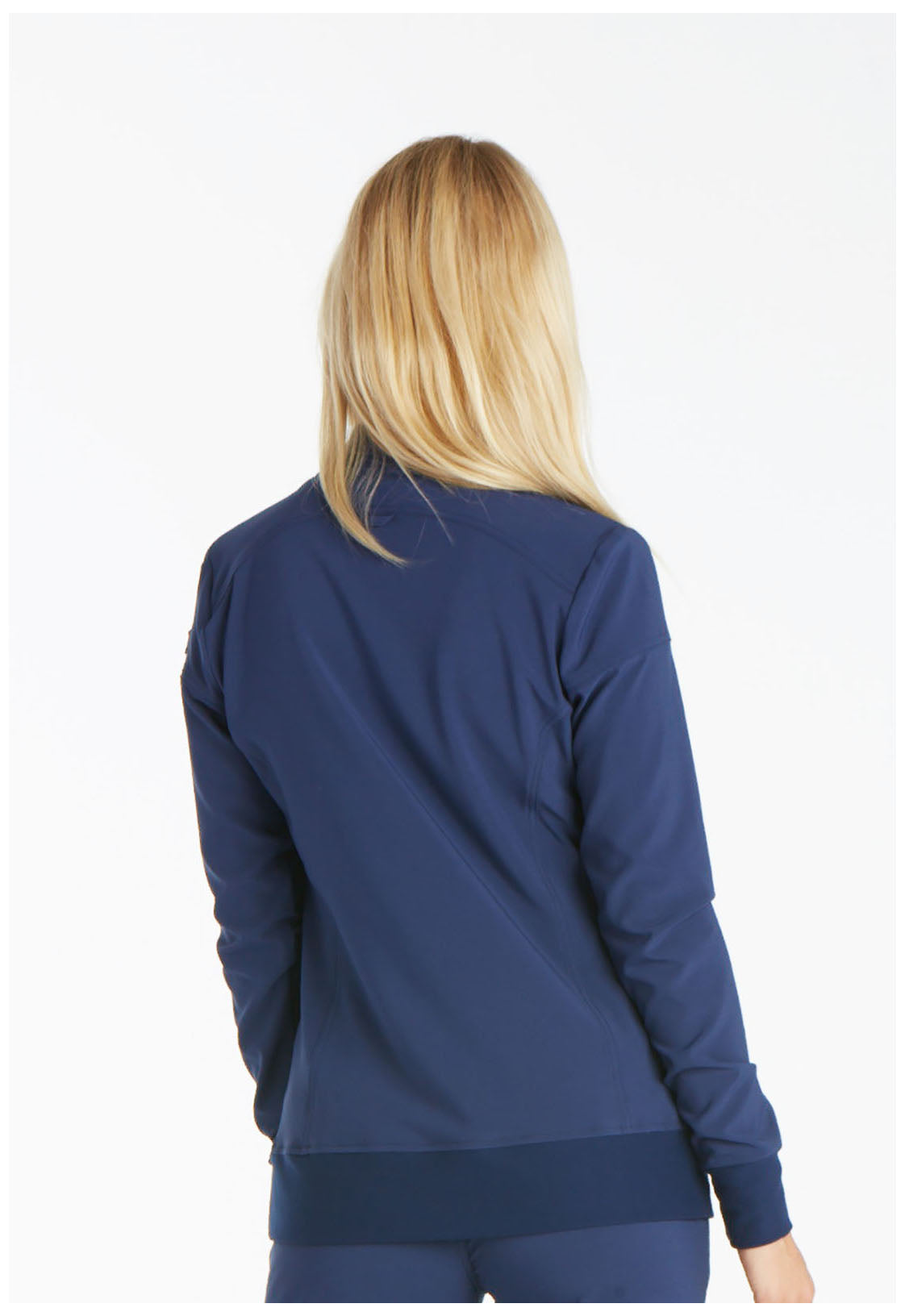 Women's Zip Front Jacket - Navy