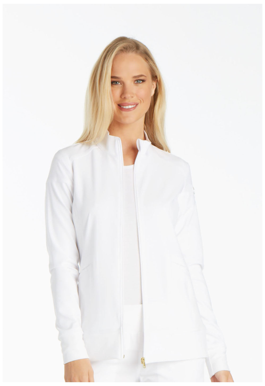 Women's Zip Front Jacket - White
