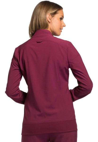 Women's Zip Front Jacket - Wine