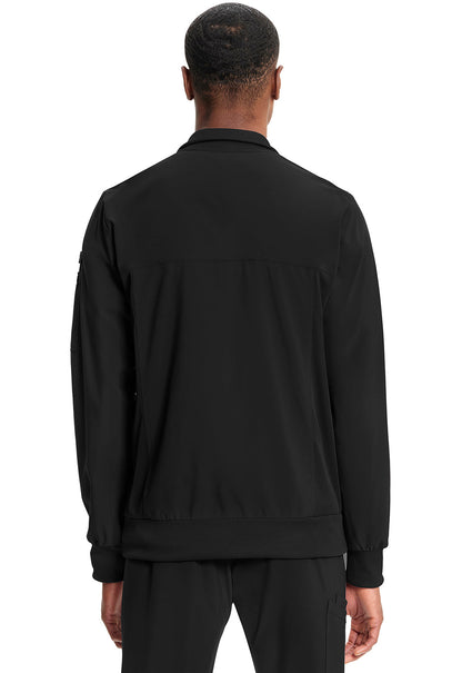 Men's Men's Zip Front Jacket - Black