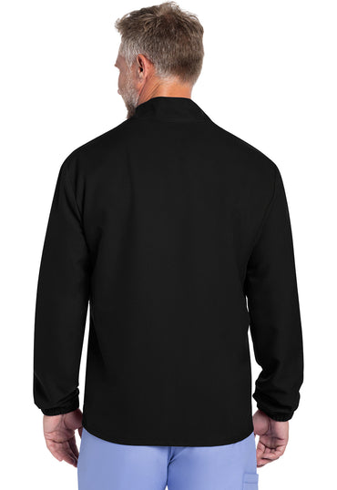 Men's Men's Zip Front Jacket - Black