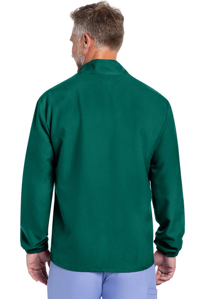 Men's Men's Zip Front Jacket - Hunter Green