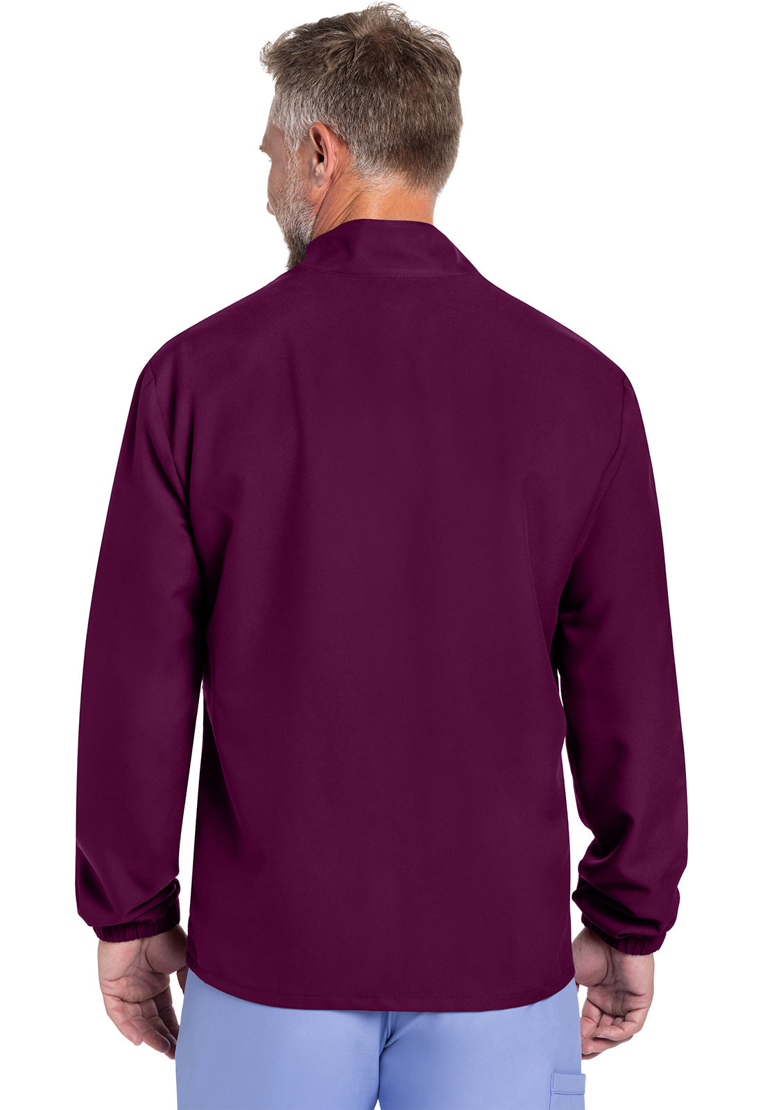 Men's Men's Zip Front Jacket - Wine