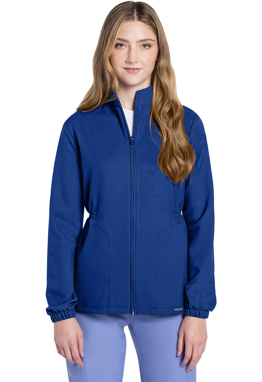 Women's Zip Front Anorak Jacket - Royal