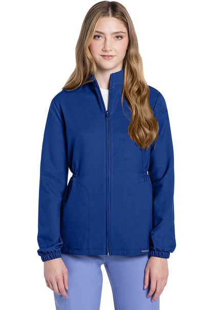 Women's Zip Front Anorak Jacket - Royal