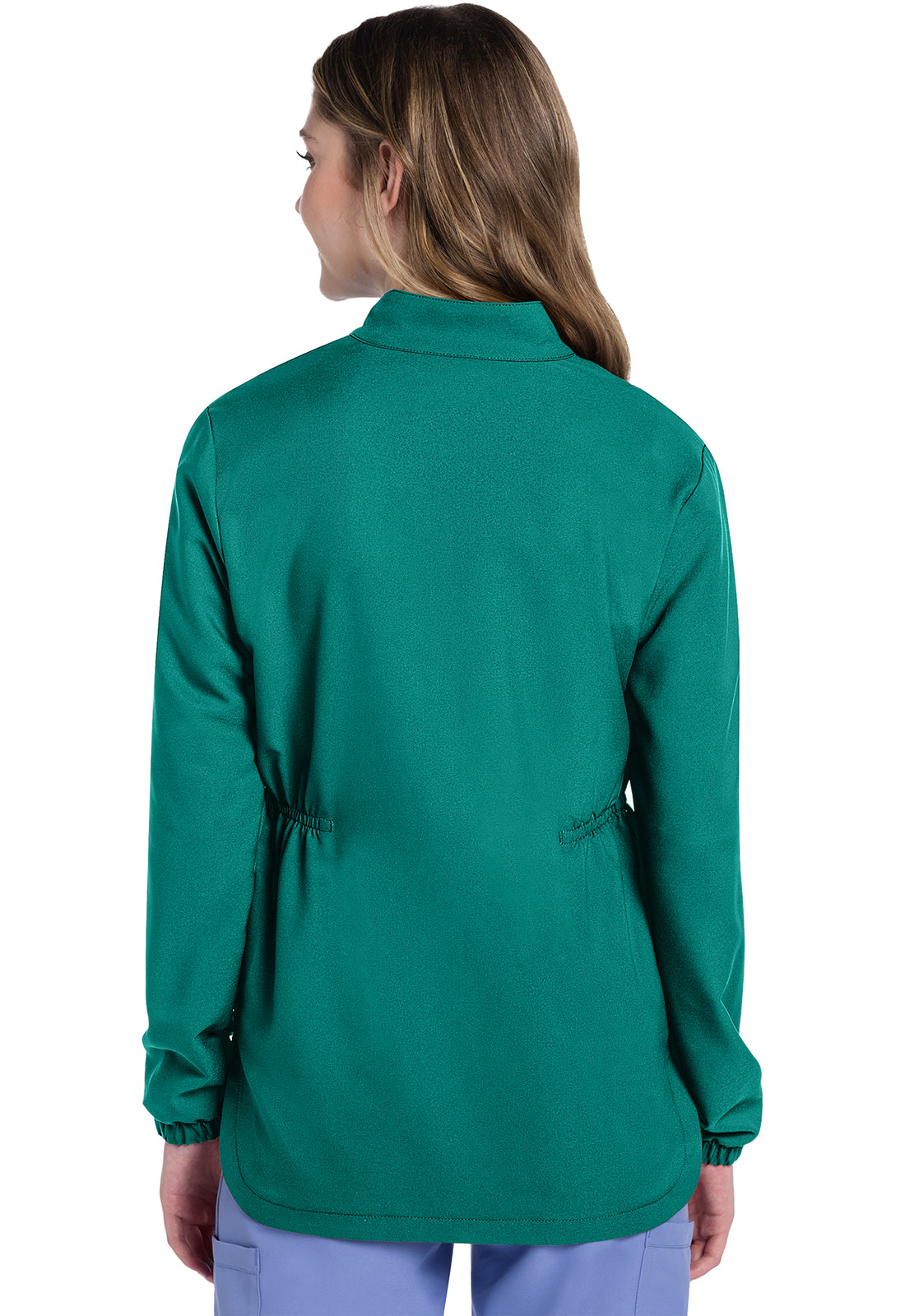 Women's Zip Front Anorak Jacket - Teal Blue