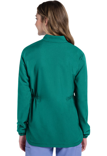 Women's Zip Front Anorak Jacket - Teal Blue