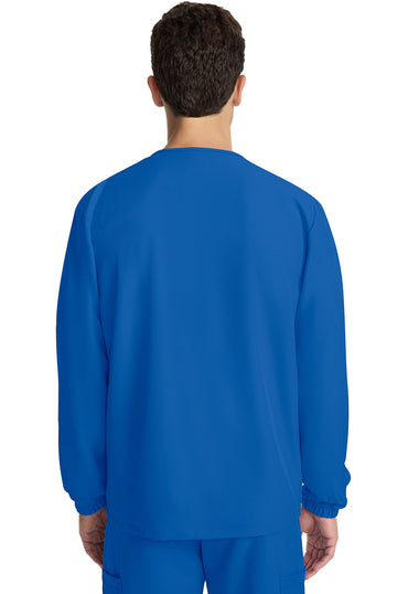 Unisex Unisex Snap Front Warm Up Jacket - Royal