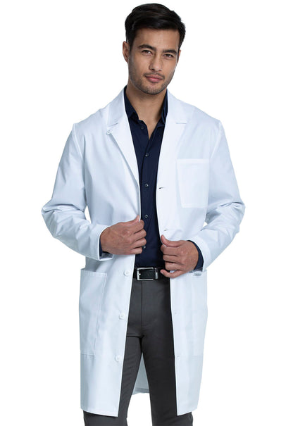 Men's Tall 40" Men's Lab Coat - White