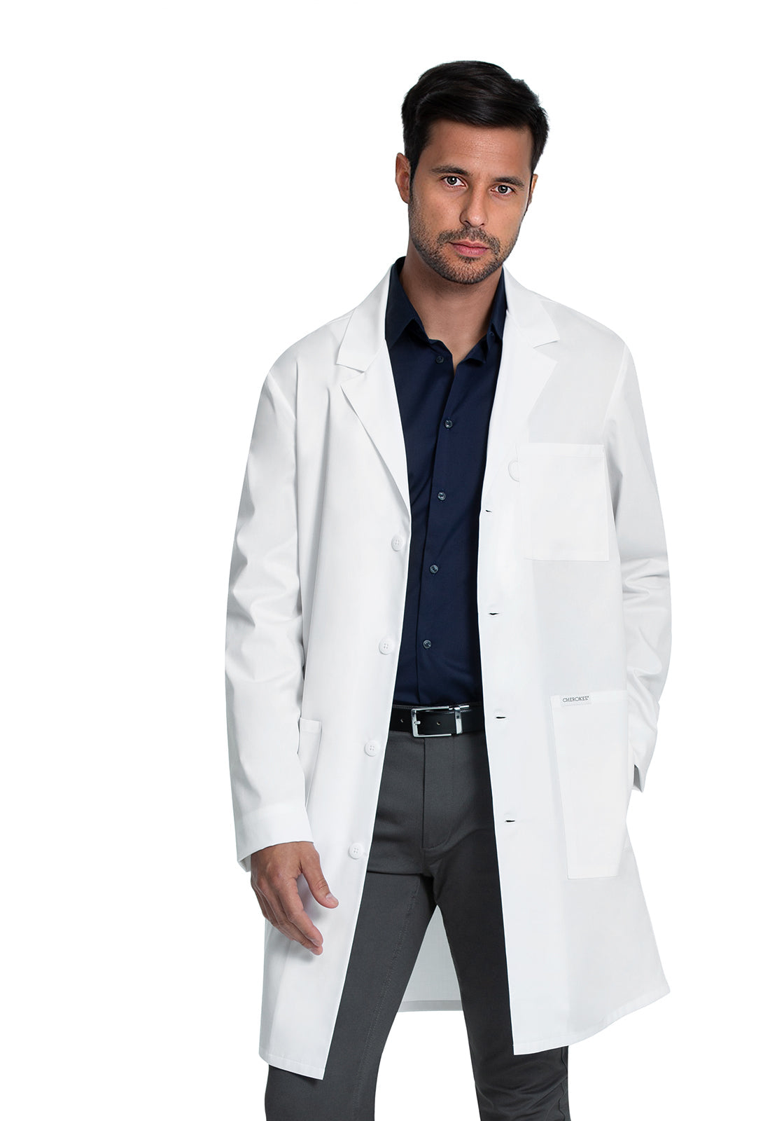 Unisex 38" Unisex  Lab Coat - White