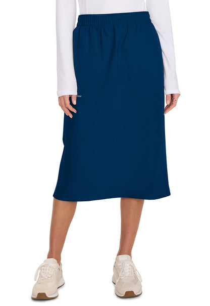 Women's Women's Elastic Waist Skirt - Navy