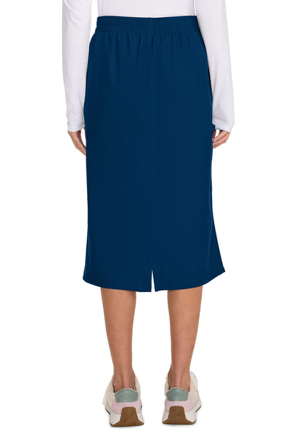 Women's Women's Elastic Waist Skirt - Navy