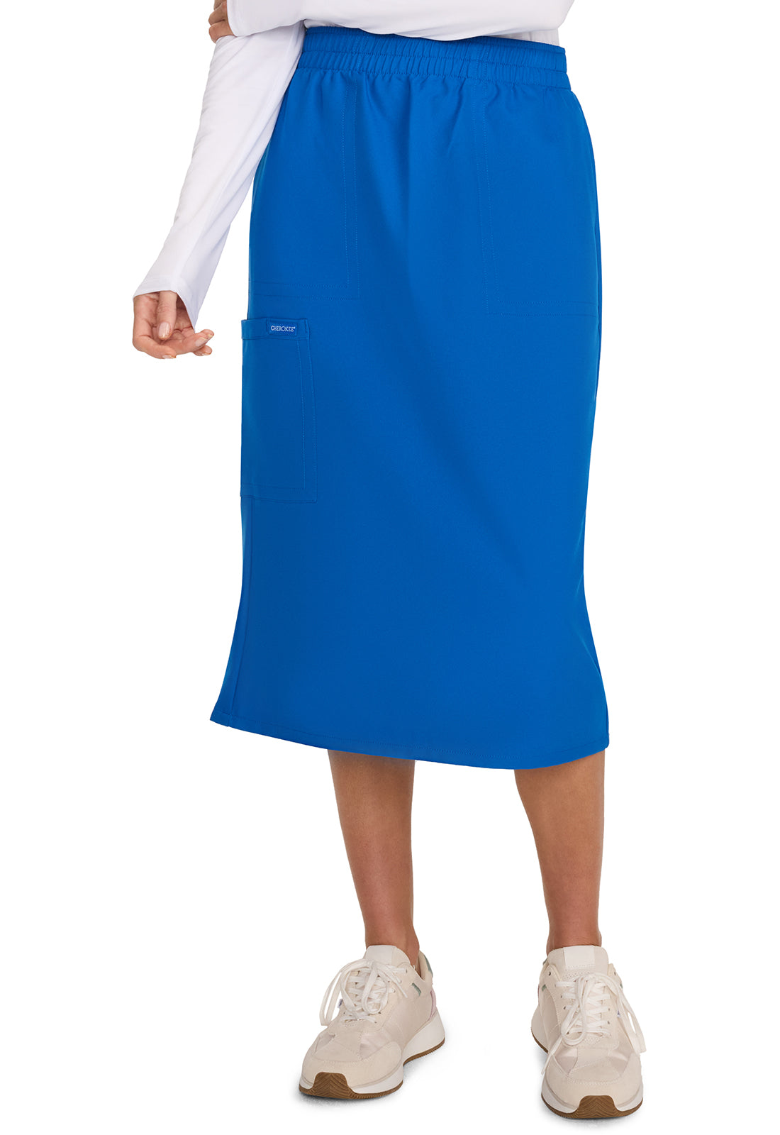 Women's Women's Elastic Waist Skirt - Royal