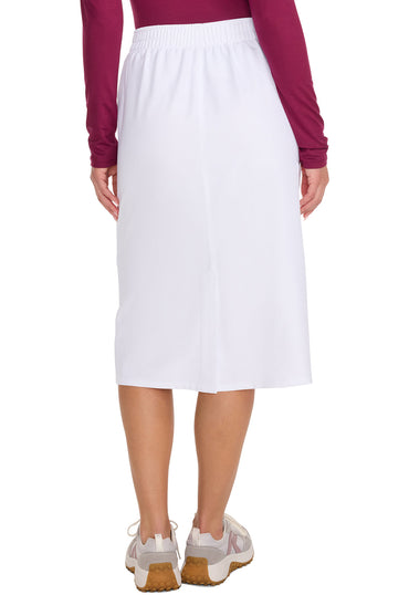 Women's Women's Elastic Waist Skirt - White