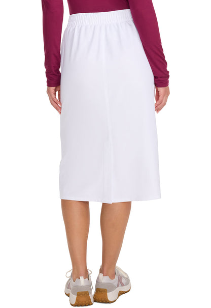 Women's Women's Elastic Waist Skirt - White