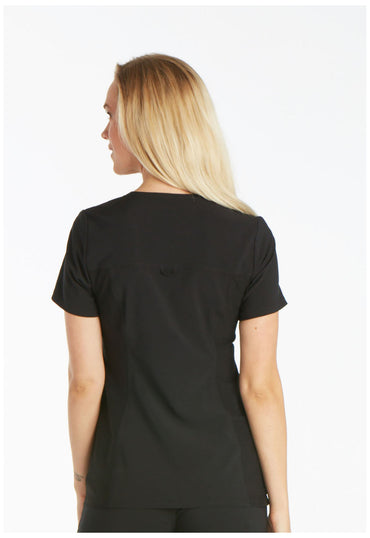 Women's V-Neck Top - Black