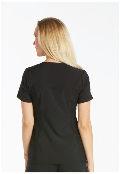 Women's V-Neck Top - Black