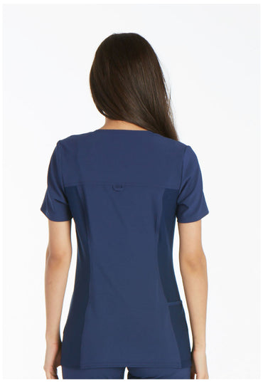 Women's V-Neck Top - Navy