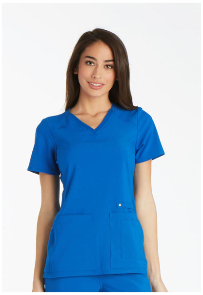 Women's V-Neck Top - Royal