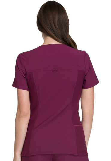 Women's V-Neck Top - Wine