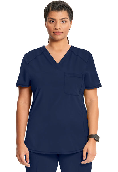 Women's Tuckable V-Neck Top - Navy