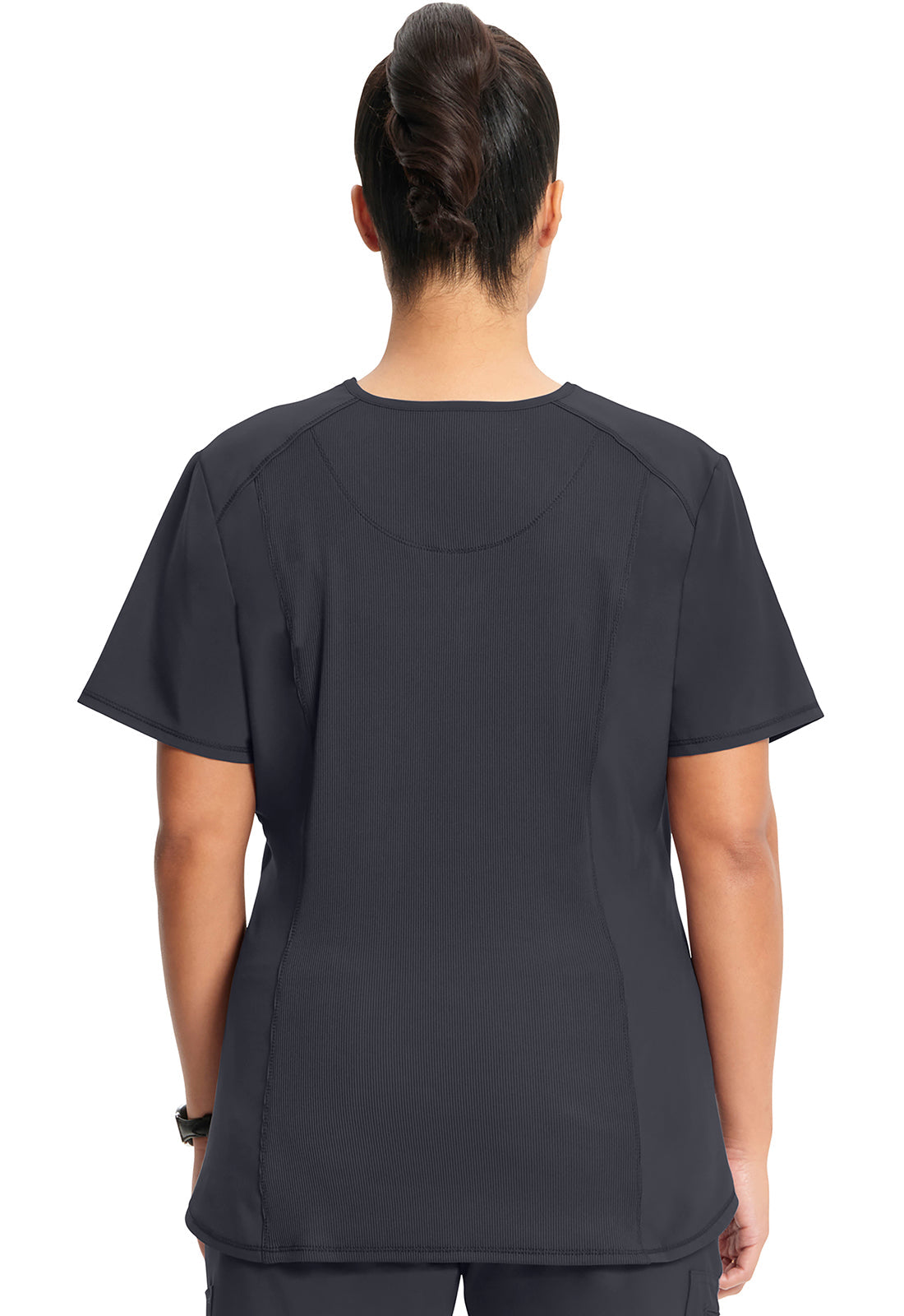 Women's Tuckable V-Neck Top - Pewter