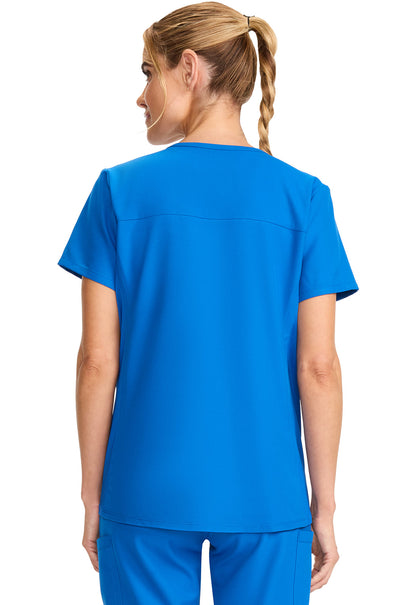 Women's  Maternity Mock Wrap V-Neck Top - Royal