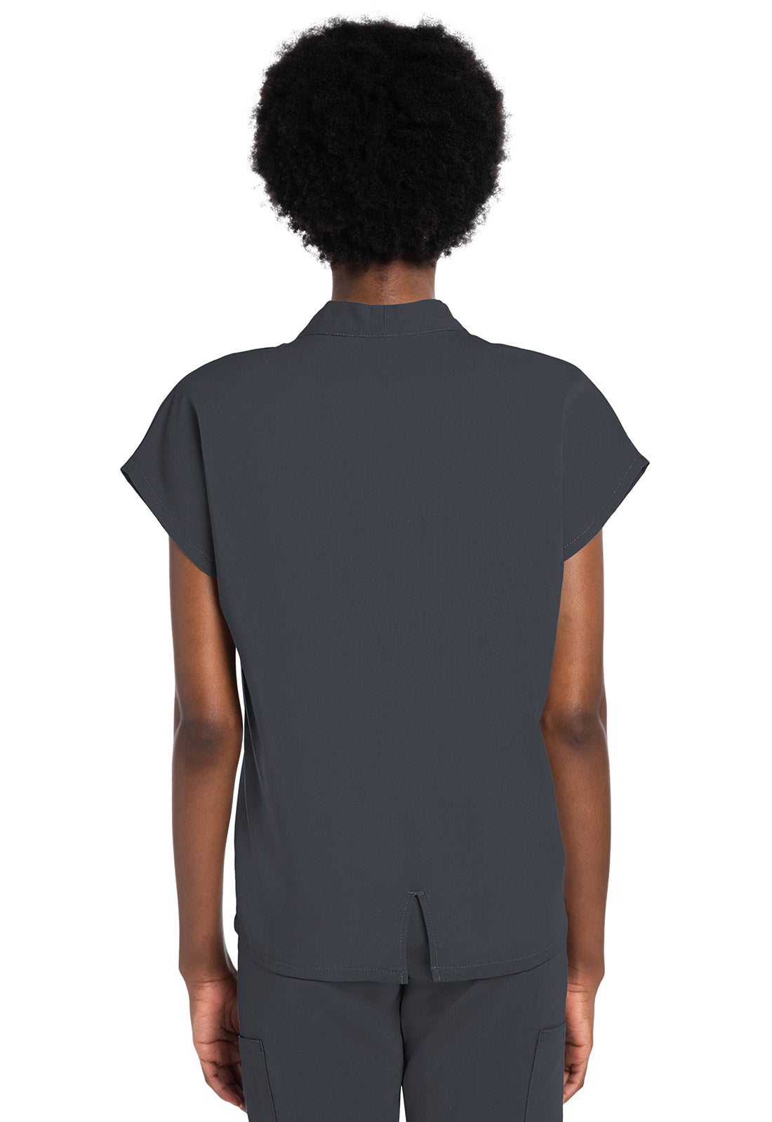 Women's V-Neck Tuckable Top - Pewter