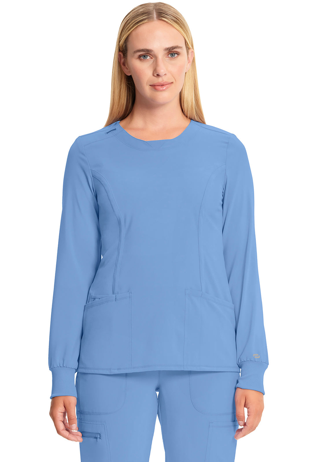 Women's Long Sleeve Round Neck Top - Ciel