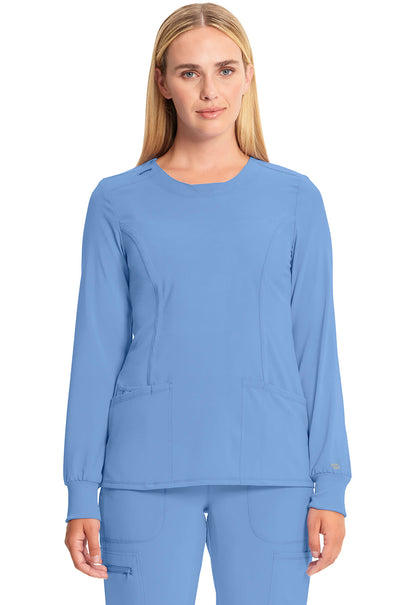 Women's Long Sleeve Round Neck Top - Ciel