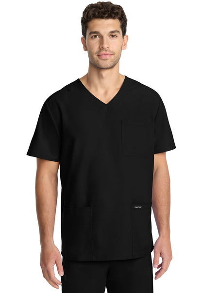 Men's Men's Tuck-in V-Neck Top - Black